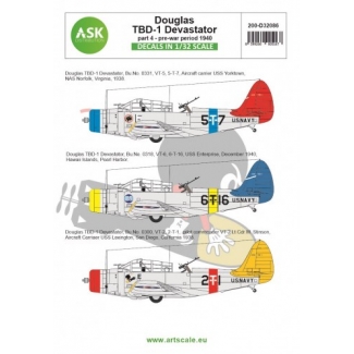 ASK D32086 Douglas TBD-1 Devastator part 4 - pre-war period 1940 (1:32)