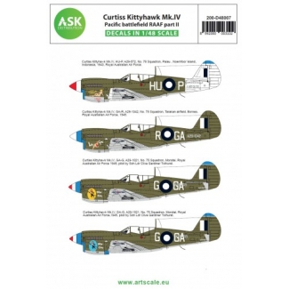 ASK D48007 Curtiss Kittyhawk Mk.IV Pacific battlefield RAAF part II (1:48)