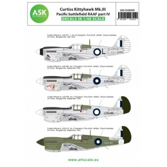ASK D48009 Curtiss Kittyhawk Mk.III Pacific battlefield RAAF part IV (1:48)