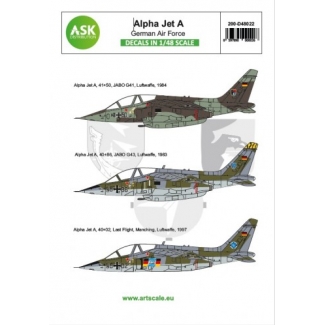 ASK D48022 Alpha Jet A Germain Air Force - Bundeswehr (1:48)