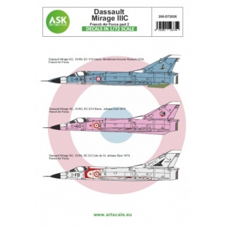 ASK D72026 Mirage IIIC French Air Force part 2 (1:72)