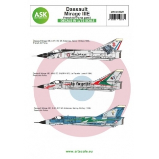 ASK D72029 Mirage IIIE French Air Force part 5 (1:72)