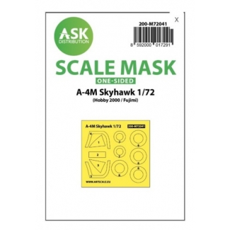 ASK M72041 A-4M Skyhawk one-sided painting mask for Hobby2000 / Fujimi (1:72)