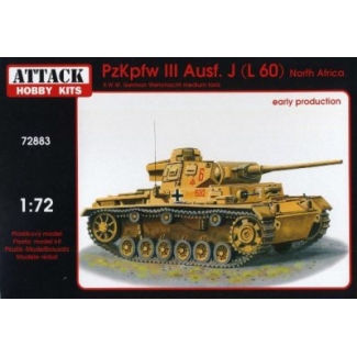 Attack Hobby Kits 72883 PzKpfw III Ausf. J/L 60 North Africa Early production (1:72)