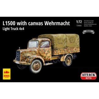 Attack Hobby Kits 72920 L1500A with canvas Wehrmacht Light Truck 4X4 (1:72)