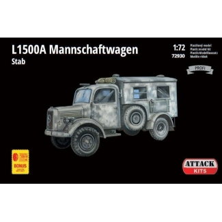 Attack Hobby Kits 72930 L1500A Mannschaftwagen - Stab (PE exterior set, resin alternative wheels) (1:72)