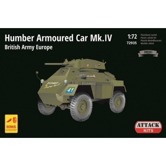 Attack Hobby Kits 72935 Humber Armoured Car Mk.IV British Army Europe (w/ resin & PE) (1:72)