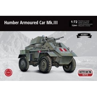 Attack Hobby Kits 72941 Humber Armoured Car Mk.III British Army (1:72)