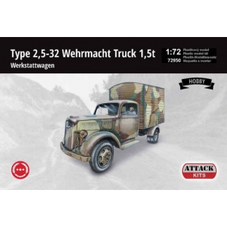 Attack Hobby Kits 72950 Type 2,5-32  Wehrmacht Werkstattswagen (1:72)