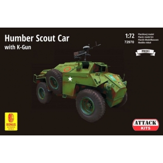 Attack Hobby Kits 72970 Humber Scout Car with K-Gun - Profi (1:72)
