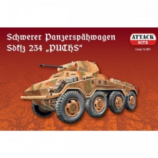 Attack Hobby Kits COP72001 Schwerer Panzerspahwagen Sdkfz 234 "Puchs" (1:72)