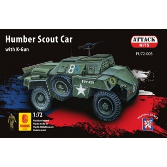 Attack Hobby Kits FU72-005 Humber Scout Car with K-Gun – Czechoslovak and Polish Units (1:72)