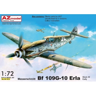 Messerschmitt Bf 109G-10 ERLA early, block 49XX (1:72)
