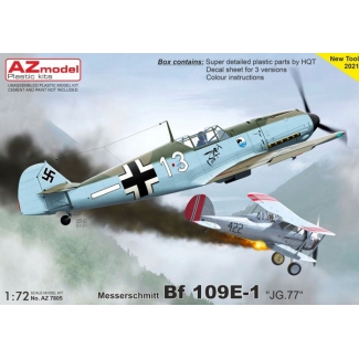 Messerschmitt Bf 109E-1 "JG.77“ (1:72)