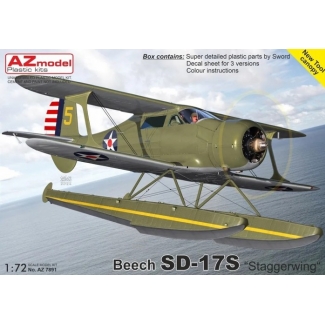 AZ Model AZ7891 Beech SD-17S “Staggerwing” (1:72)