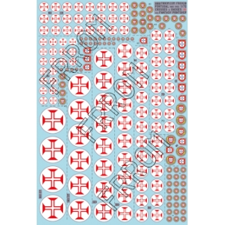 Azur Frrom FR0X28 Portugal Roundels and insignas (1:72)