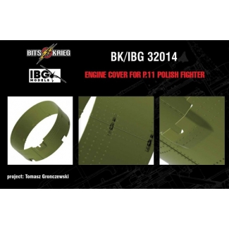 Engine cover for PZL P.11c (IBG 32001) (1:32)