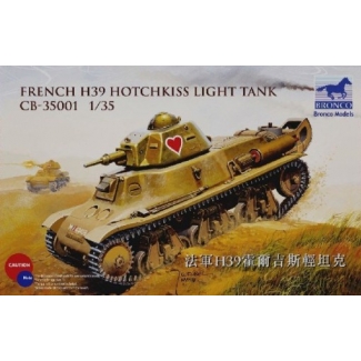 Bronco Models CB35001 French H39 Hotchkiss Light Tank (1:35)