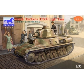 Bronco Models CB35019 French Hotchkiss H38/39 Light Tank (1:35)