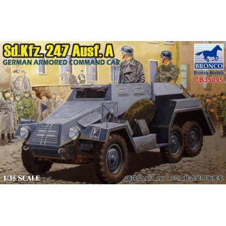 Bronco Models CB35095 Sd.Kfz.247 Ausf. A German Armored Command Car (1:35)