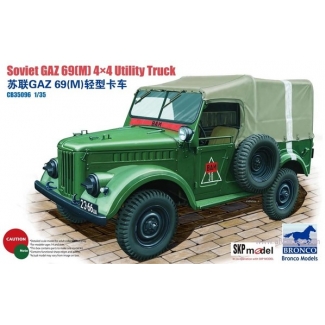 Bronco Models CB35096 Soviet GAZ 69(M) 4X4 Utility Truck (1:35)