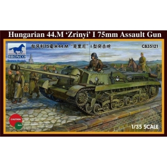 Bronco Models CB35121 Hungarian 75mm Assault Gun 44.M (1:35)