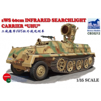 Bronco Models CB35212 sWS 60cm Infrared Searchlight Carrier "Uhu" (1:35)