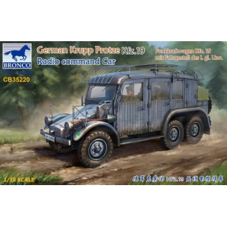 Bronco Models CB35220 German Krupp Protze Kfz. 19 Radio Command Car (1:35)