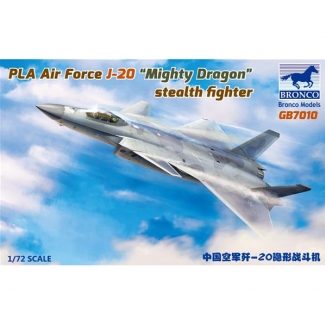 Bronco Models GB7010 PLA Air Force J-20 "Mighty Dragon" stealth fighter (1:72)