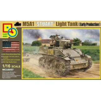M5A1 Stuart Light Tank (Early Production) (1:16)