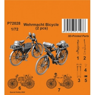 CMK P72028 Wehrmacht Bicycle (2 pcs) (1:72)