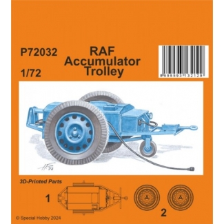 CMK P72032 RAF Accumulator Trolley (1:72)