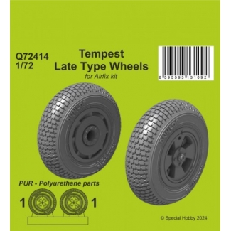 CMK Q72414 Tempest Late Type Wheels (1:72)