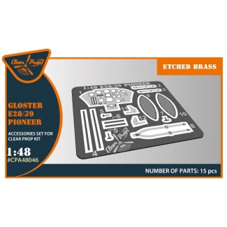 Gloster E28/39 Pioneer PE parts for CP kits (1:48)