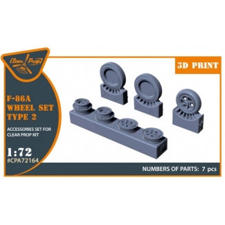 F-86A wheel set type 2 for CP kits (1:72)