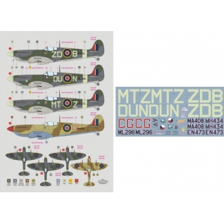 DK Decals 24001 Spitfire Mk.IXc P.I (1:24)