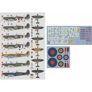 DK Decals 32006 Spitfire Mk.IX Aces (1:32)