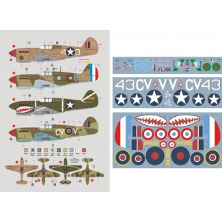 DK Decals 32008 P-40F Warhawk/Kittyhawk Mk.IIA (1:32)