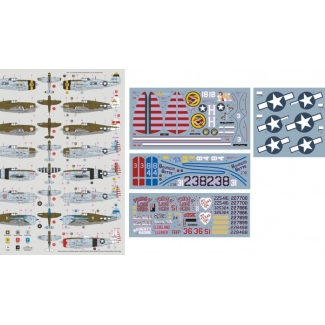 DK Decals 32010 P-47D Thunderbolt over the Pacific part 1 (1:32)