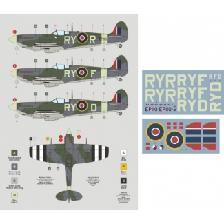 DK Decals 32013 No.313 (Czechoslovak) Sqn.  Operation Starkey (1:32)