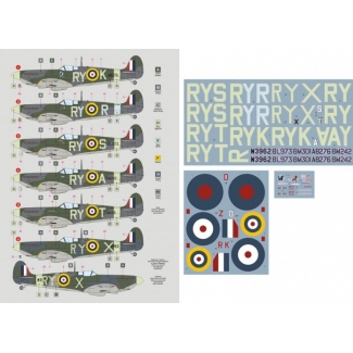 DK Decals 32014 Spitfire Mk.VB No.313 (Czechoslovak) Sqn. P.I (1:32)