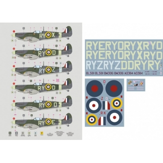 DK Decals 32015 Spitfire Mk.VB No.313 (Czechoslovak) Sqn. P.II (1:32)