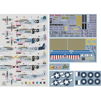 DK Decals 32022 P-51D/K Mustang over the Pacific and Australia (1:32)