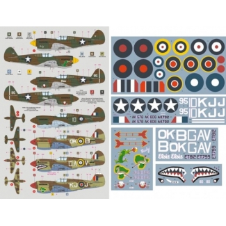 DK Decals 32023 P-40E Warhawk/Kittyhawk Mk.I P.II (1:32)