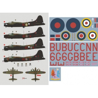 DK Decals 32029 Fortress Mk.II/III No. 100 Group RAF (1:32)