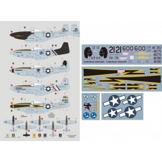 DK Decals 32030 P-51D/K Mustang 23rd FG (1:32)