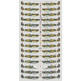 DK Decals 48031 Spitfire Mk.I/II CZ pilots (1:48)