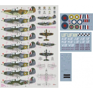 DK Decals 48038 Airacobra Mk.I in RAF service (1:48)