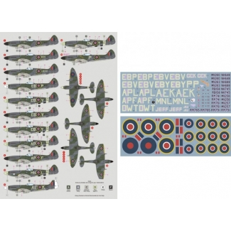 DK Decals 48053 Spitfire Mk.XIV 2nd TAF (1:48)