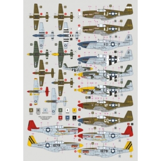 DK Decals 48079 P-51B/C Mustang Pt.I (1:48)